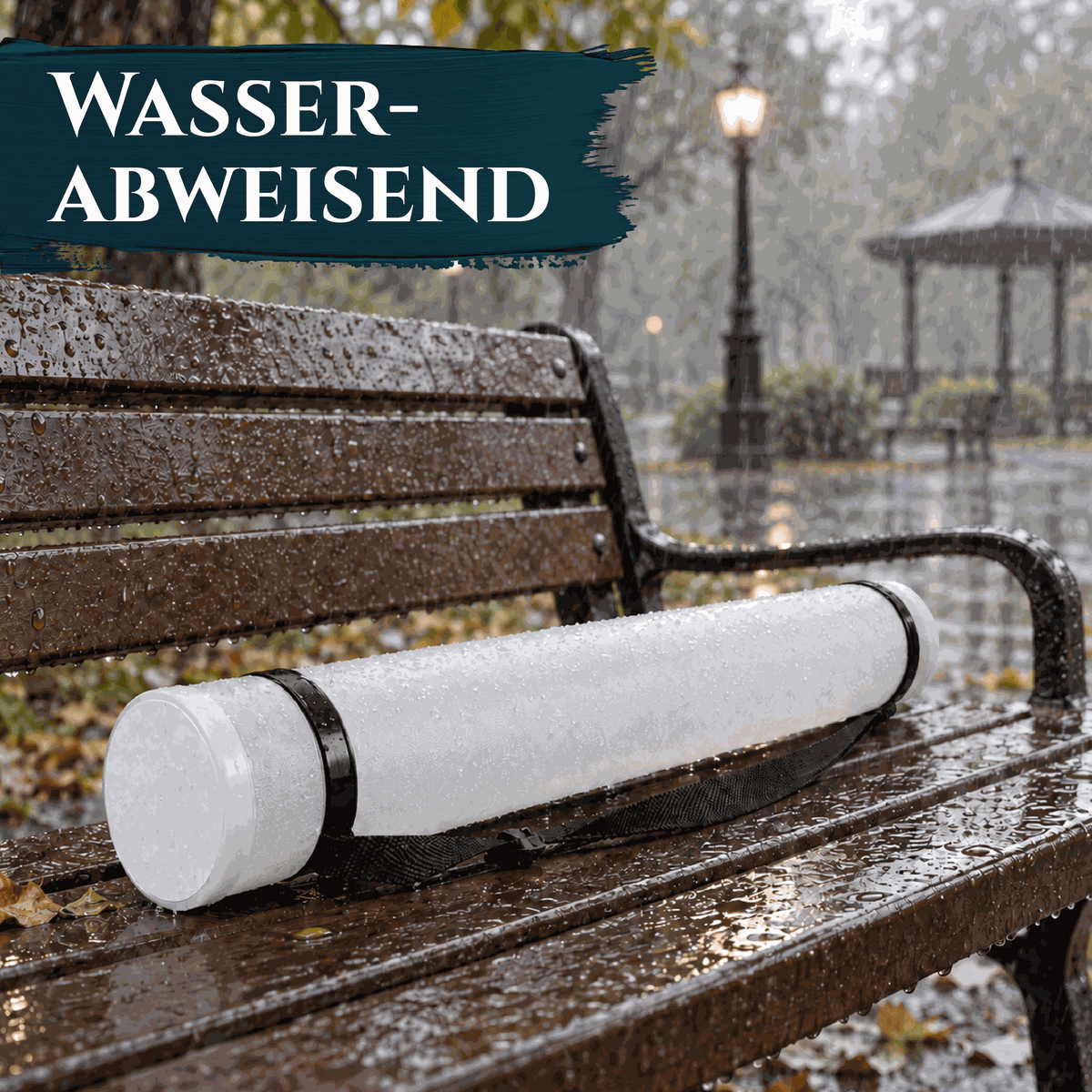 Artina Posterrolle A0 Transportrolle 60–100 cm Schwarz/Weiß/Silber Archiva
