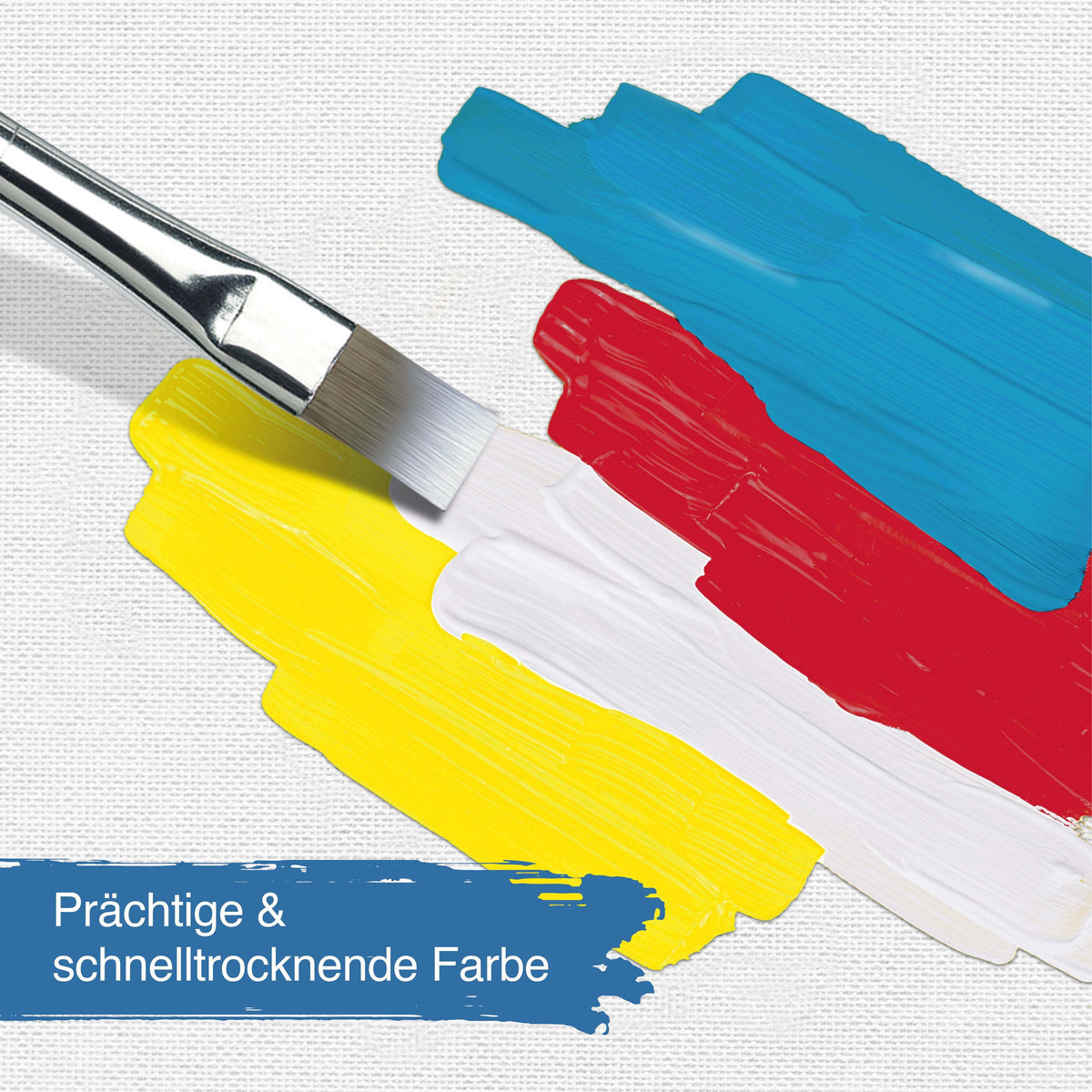 Artina Crylic Acrylfarbe 10x500ml tubes set with vibrant, fast-drying acrylic paints