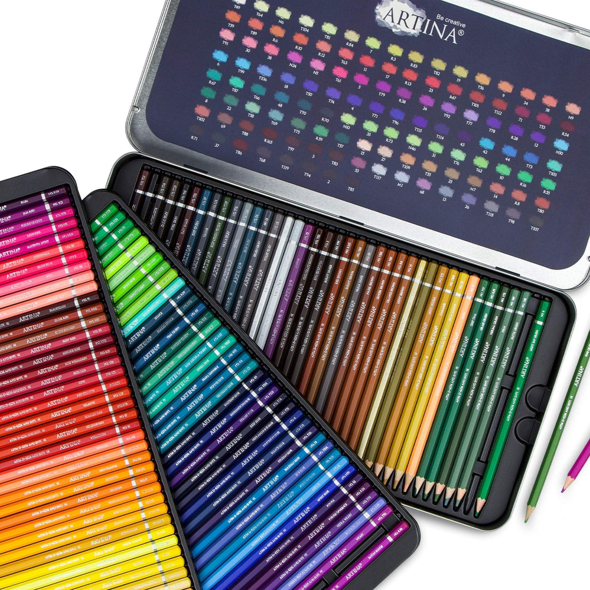 Artina Artilo Kinder Buntstifte Set mit FSC-Zertifikat in Metallbox